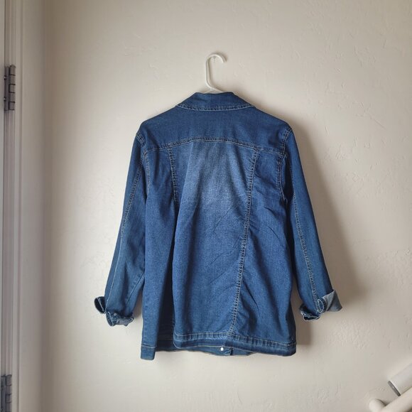 Baccini Medium Wash Jean Jacket - Picture 3 of 8